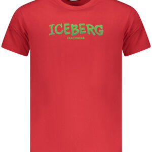 ICEBERG T-SHIRT MANICHE CORTE UOMO ROSSO