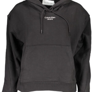 CALVIN KLEIN FELPA SENZA ZIP DONNA NERO