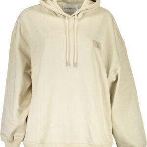 CALVIN KLEIN FELPA SENZA ZIP DONNA BEIGE