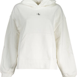 CALVIN KLEIN FELPA SENZA ZIP DONNA BIANCO