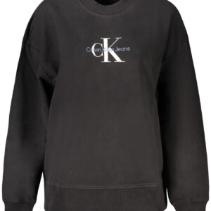 CALVIN KLEIN FELPA SENZA ZIP DONNA NERO