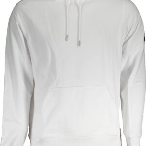 CALVIN KLEIN FELPA SENZA ZIP UOMO BIANCO