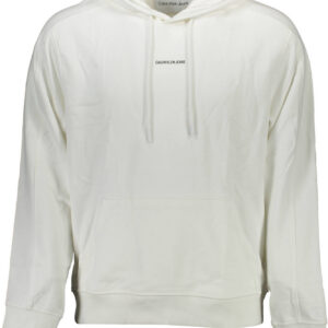 CALVIN KLEIN FELPA SENZA ZIP UOMO BIANCO
