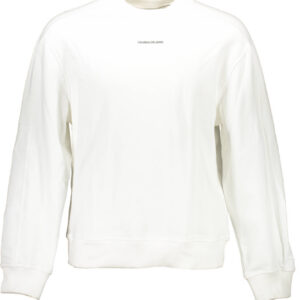 CALVIN KLEIN FELPA SENZA ZIP UOMO BIANCO