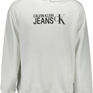 CALVIN KLEIN FELPA SENZA ZIP UOMO BIANCO