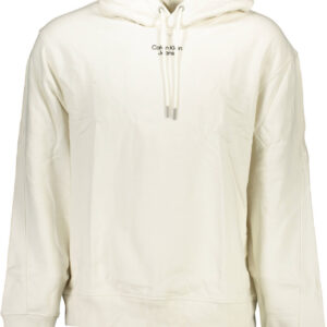 CALVIN KLEIN FELPA SENZA ZIP UOMO BIANCO