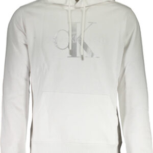 CALVIN KLEIN FELPA SENZA ZIP UOMO BIANCO