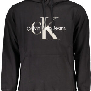 CALVIN KLEIN FELPA SENZA ZIP UOMO NERO