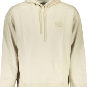 CALVIN KLEIN FELPA SENZA ZIP UOMO BEIGE