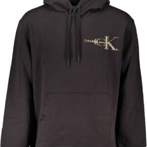 CALVIN KLEIN FELPA SENZA ZIP UOMO NERO