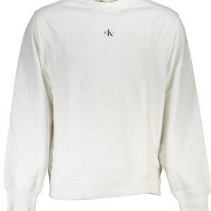 CALVIN KLEIN FELPA SENZA ZIP UOMO BIANCO