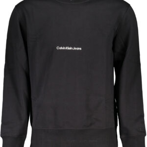 CALVIN KLEIN FELPA SENZA ZIP UOMO NERO