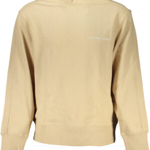 CALVIN KLEIN FELPA SENZA ZIP UOMO BEIGE