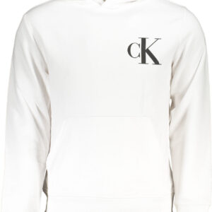 CALVIN KLEIN FELPA SENZA ZIP UOMO BIANCO