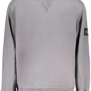 CALVIN KLEIN FELPA SENZA ZIP UOMO GRIGIO