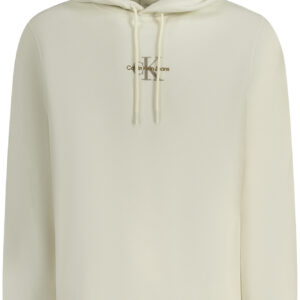 CALVIN KLEIN FELPA SENZA ZIP UOMO BIANCO