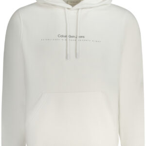 CALVIN KLEIN FELPA SENZA ZIP UOMO BIANCO