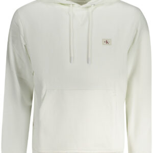 CALVIN KLEIN FELPA SENZA ZIP UOMO BIANCO