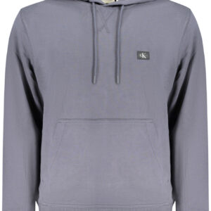 CALVIN KLEIN FELPA SENZA ZIP UOMO BLU