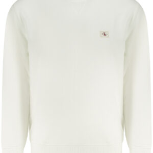 CALVIN KLEIN FELPA SENZA ZIP UOMO BIANCO