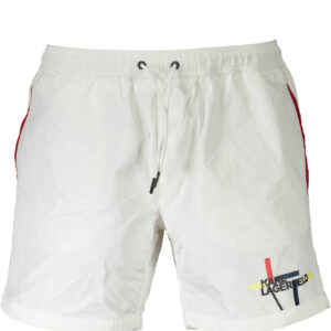 KARL LAGERFELD BEACHWEAR COSTUME PARTE SOTTO UOMO BIANCO