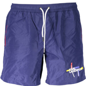 KARL LAGERFELD BEACHWEAR COSTUME PARTE SOTTO UOMO BLU