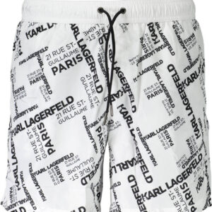 KARL LAGERFELD BEACHWEAR COSTUME PARTE SOTTO UOMO BIANCO