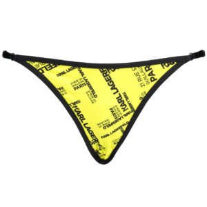 KARL LAGERFELD BEACHWEAR COSTUME PARTE SOTTO DONNA GIALLO