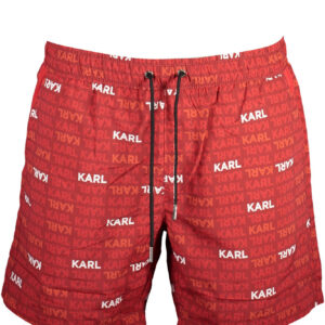 KARL LAGERFELD BEACHWEAR COSTUME PARTE SOTTO UOMO ROSSO
