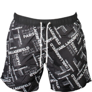 KARL LAGERFELD BEACHWEAR COSTUME PARTE SOTTO UOMO NERO