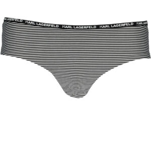 KARL LAGERFELD BEACHWEAR COSTUME PARTE SOTTO DONNA NERO