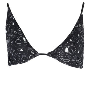 KARL LAGERFELD COSTUME PARTE SOPRA DONNA NERO