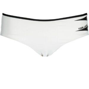 KARL LAGERFELD BEACHWEAR COSTUME PARTE SOTTO DONNA BIANCO
