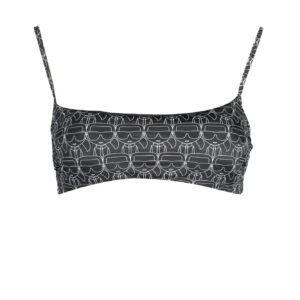 KARL LAGERFELD BEACHWEAR COSTUME PARTE SOPRA DONNA NERO