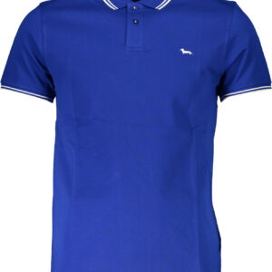HARMONT & BLAINE POLO MANICHE CORTE UOMO BLU