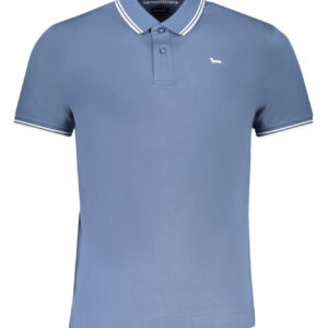 HARMONT & BLAINE POLO MANICHE CORTE UOMO BLU