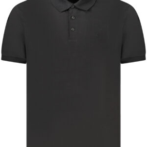 CALVIN KLEIN POLO MANICHE CORTE UOMO NERO