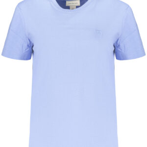 CALVIN KLEIN T-SHIRT MANICHE CORTE DONNA AZZURRO