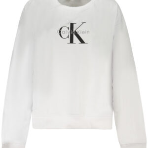 CALVIN KLEIN FELPA SENZA ZIP DONNA BIANCO