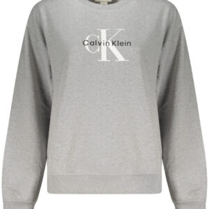 CALVIN KLEIN FELPA SENZA ZIP DONNA GRIGIO