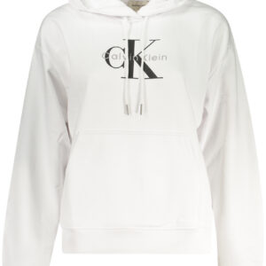 CALVIN KLEIN FELPA SENZA ZIP DONNA BIANCO