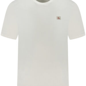 CALVIN KLEIN T-SHIRT MANICHE CORTE UOMO BIANCO