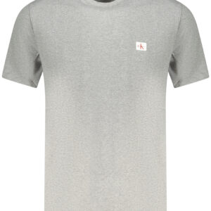 CALVIN KLEIN T-SHIRT MANICHE CORTE UOMO GRIGIO