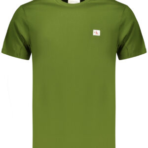CALVIN KLEIN T-SHIRT MANICHE CORTE UOMO VERDE