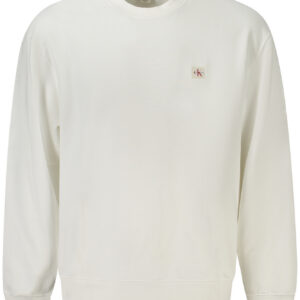CALVIN KLEIN FELPA SENZA ZIP UOMO BIANCO