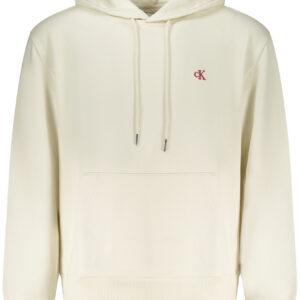 CALVIN KLEIN FELPA SENZA ZIP UOMO BIANCO