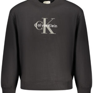 CALVIN KLEIN FELPA SENZA ZIP UOMO NERO