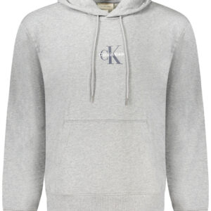 CALVIN KLEIN FELPA SENZA ZIP UOMO GRIGIO
