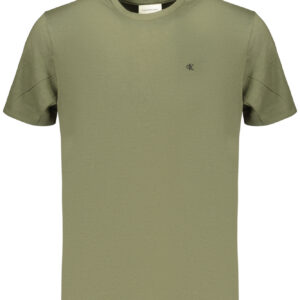 CALVIN KLEIN T-SHIRT MANICHE CORTE UOMO VERDE