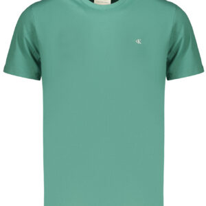 CALVIN KLEIN T-SHIRT MANICHE CORTE UOMO VERDE